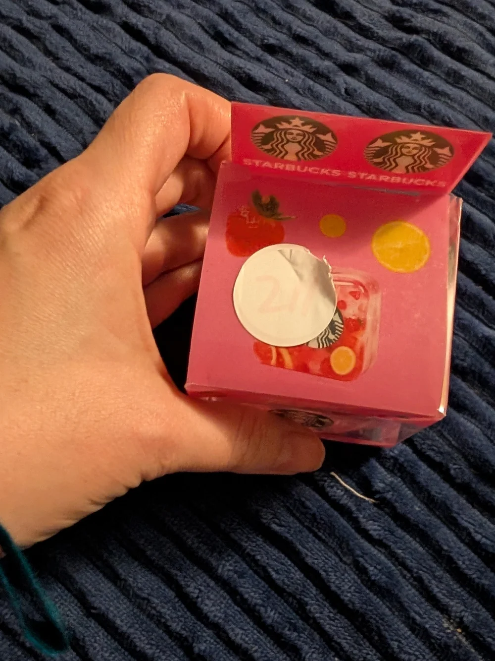 Starbucks Pink Drink Ice Cube Collectible